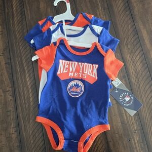 MLB New York Mets Blue and Orange Infant Bodysuit